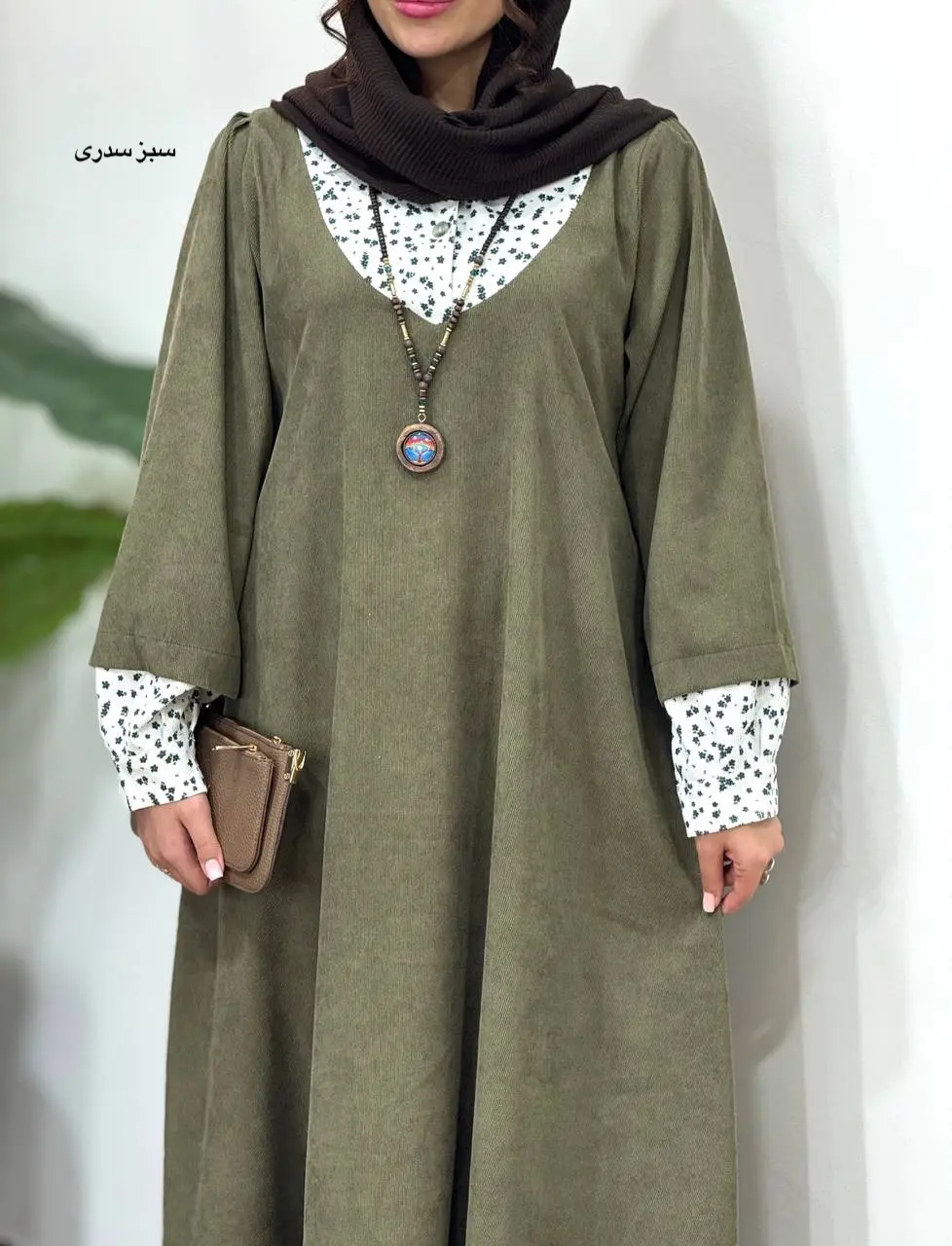 پیراهن مانتویی پاییزه نورین 5